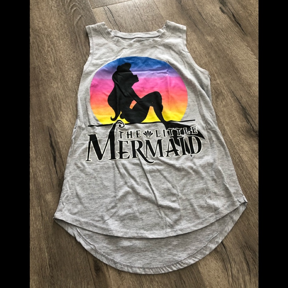 The little Mermaid muscle tank 🧜🏼‍♀️